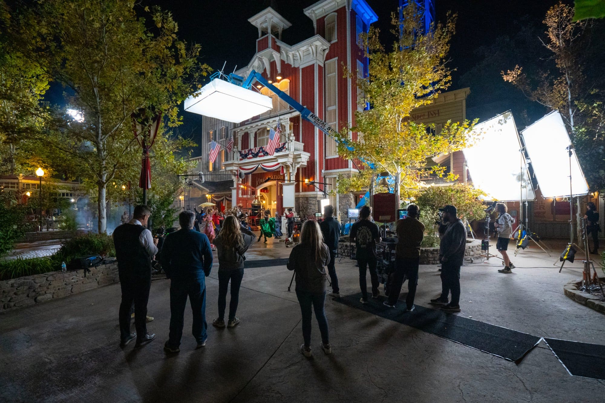 Full set lit wide for the Fire In The Hole launch campaign