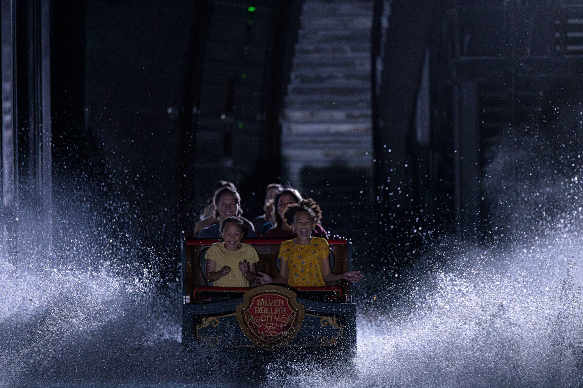 Splashdown finale moment caught at full speed