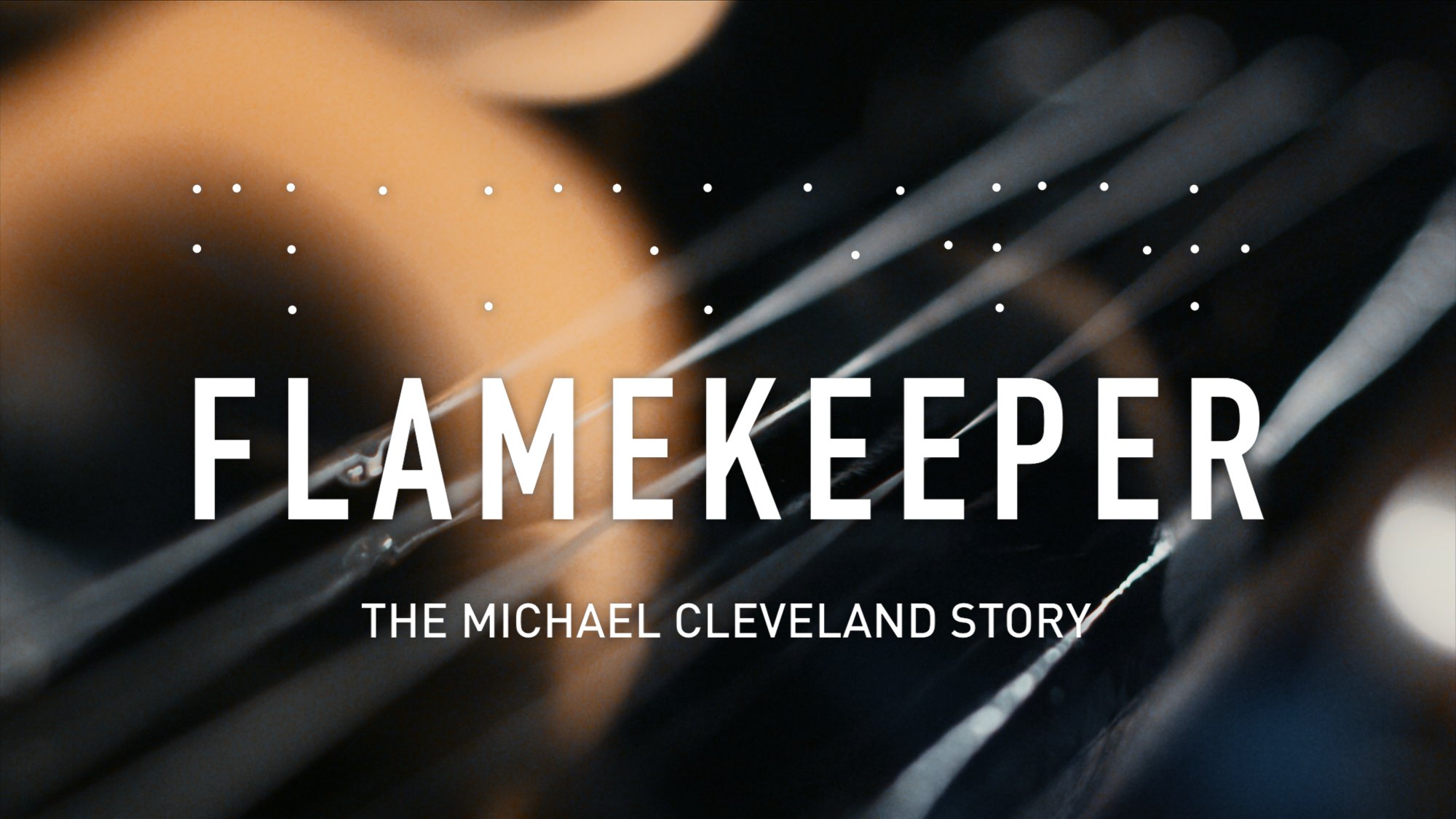 Flamekeeper title card — documentary opening frame