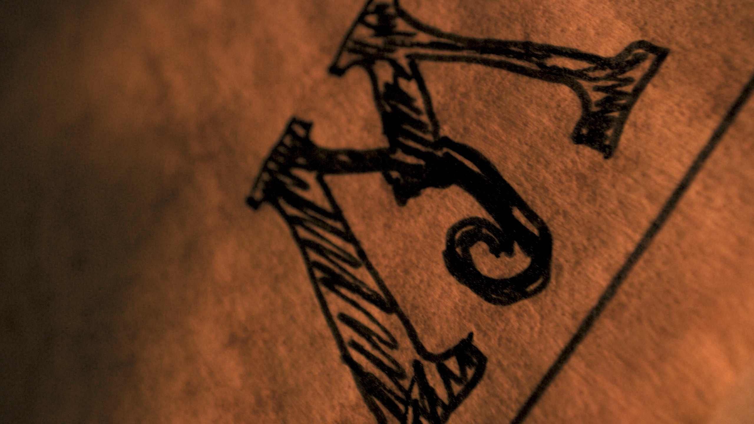 Hand-drawn concept sketch of a miner riding in a rail cart
