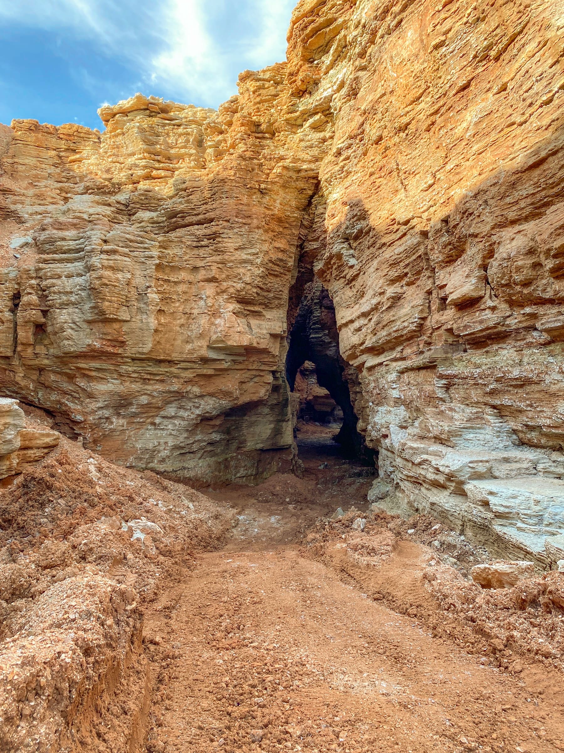 Limestone rock formation at Payne's Valley